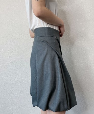 Grey Bubble Skirt #241245